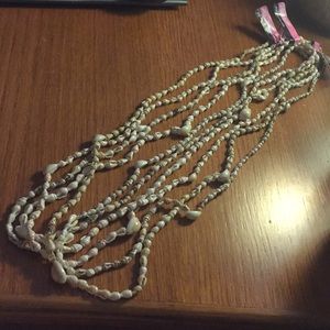 4 seashell necklaces